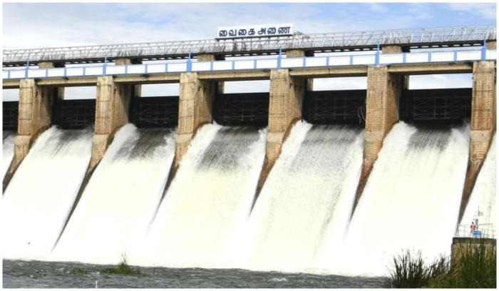 வைகை அணையில் இருந்து ஒரு போக பாசனத்திற்கு  தண்ணீர் திறப்பு!