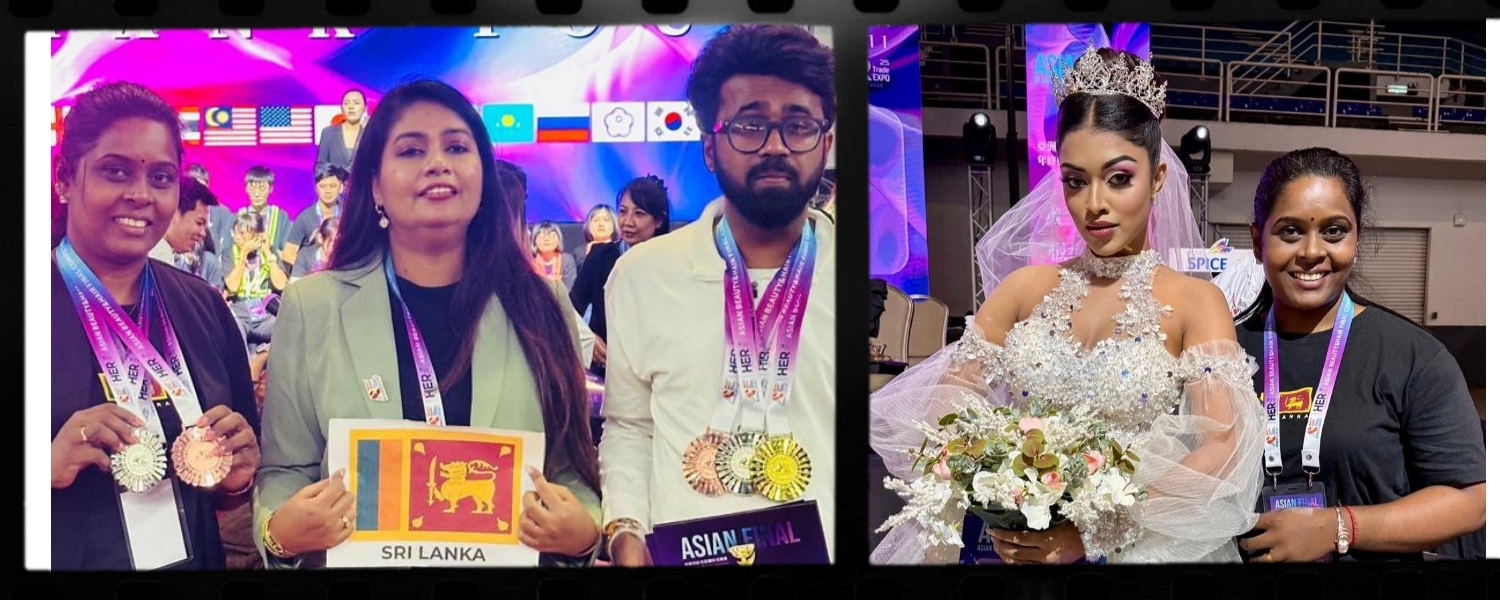 மலேசியா ஆசிய அழகுக்கலை போட்டியில் 5 பதக்கங்களை அள்ளிய இலங்கை!