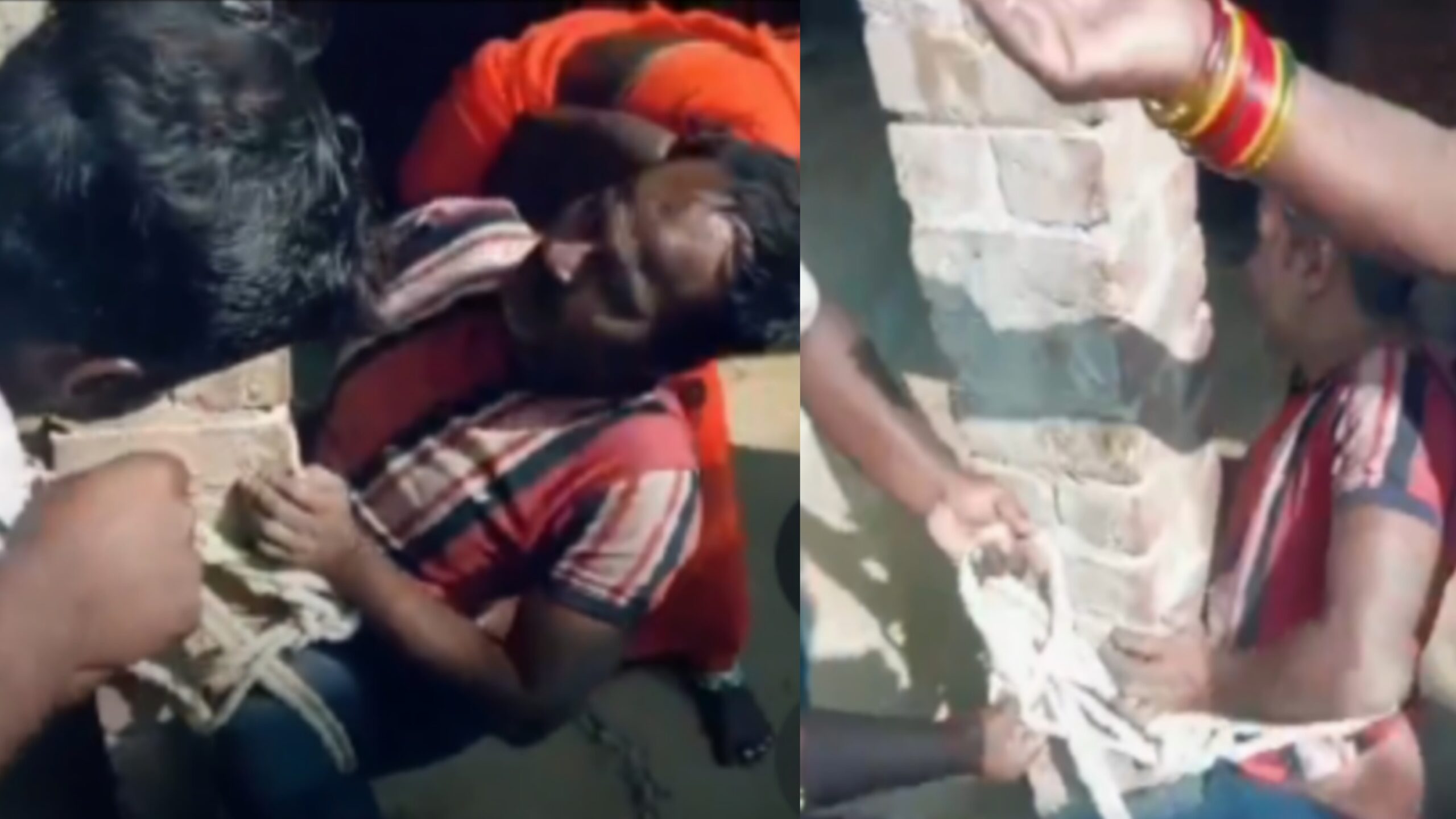 ஷாக்…மாமியார் வீட்டில் தூணில் கட்டி வைத்து  அடித்து கொலை செய்யப்பட்ட மருமகன்!