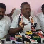 தூத்துக்குடி அதிமுக வேட்பாளர் சி.த. செல்லபாண்டியன் பத்திரிகையாளர் சந்திப்பு