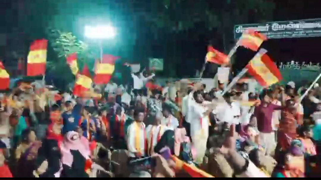 பழனியில் தமிழக வெற்றி கழகத்தின் பிரம்மாண்ட பொதுக்கூட்டம்: ஆயிரக்கணக்கான தொண்டர்கள் திரண்டு முழக்க